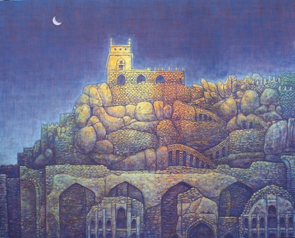 ゴルコンダ城の夜